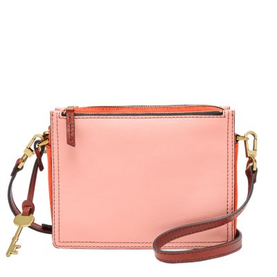 Fossil campbell leather hot sale crossbody bag