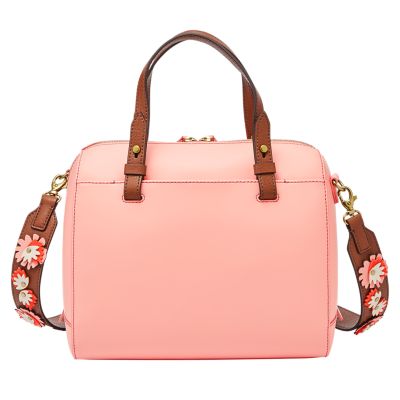 Fossil rachel 2025 satchel pink