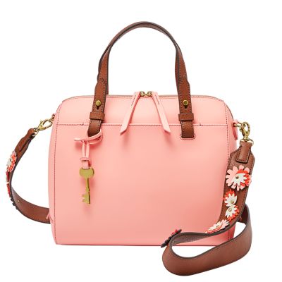 Fossil rachel 2024 satchel cherry blossom