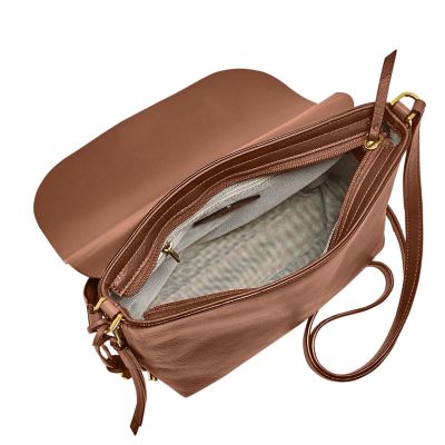 fossil tan handbag