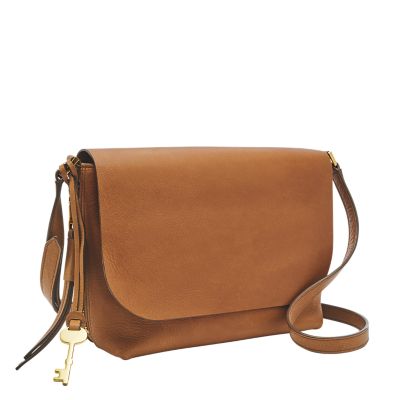 Fossil maya crossbody tan sale