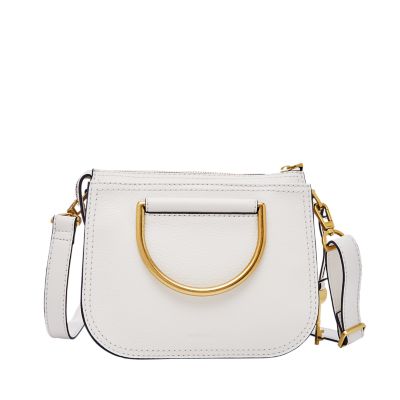 Fossil ryder satchel on sale white