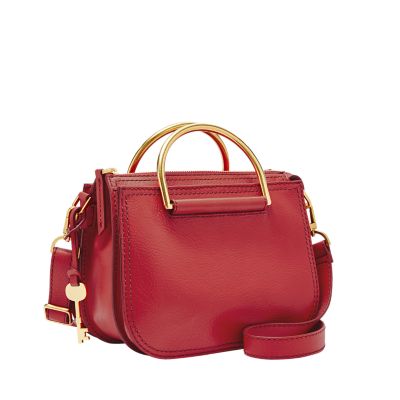 Fossil ryder mini satchel hot sale fig