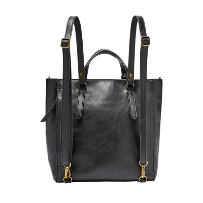 camilla convertible leather backpack