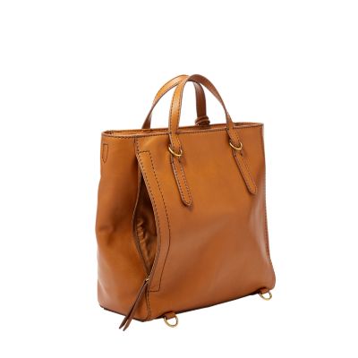 fossil camilla convertible leather backpack