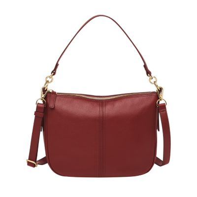 Red fossil crossbody discount purse