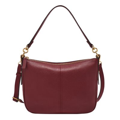 Red for Jolie Leather Crossbody Bag