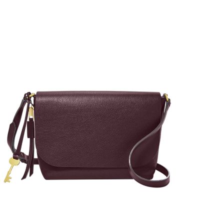 fossil maya flap crossbody