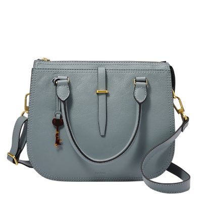 Fossil ryder best sale satchel blue