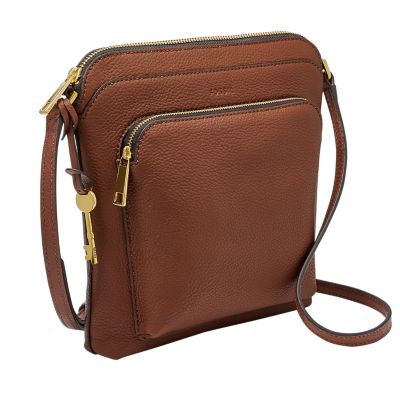 fossil crossbody leather