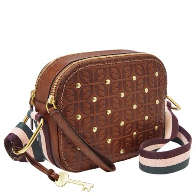 fossil leather crossbody