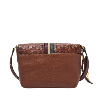 fossil maya flap crossbody