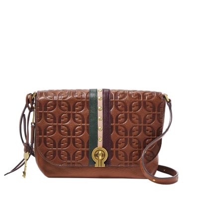 Fossil maya flap online crossbody small