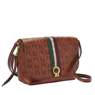 fossil maya crossbody tan