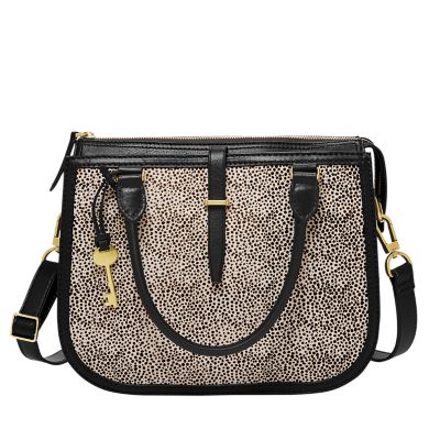 Fossil ryder hot sale mini satchel black