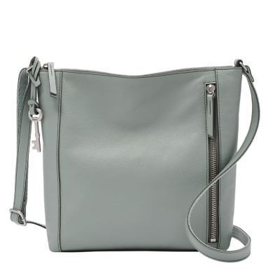 Fossil grey crossbody discount bag