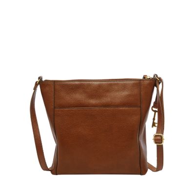 Fossil Women's Tara Leather Crossbody Purse Handbag