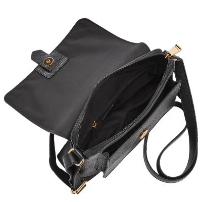 fossil kinley crossbody bag black