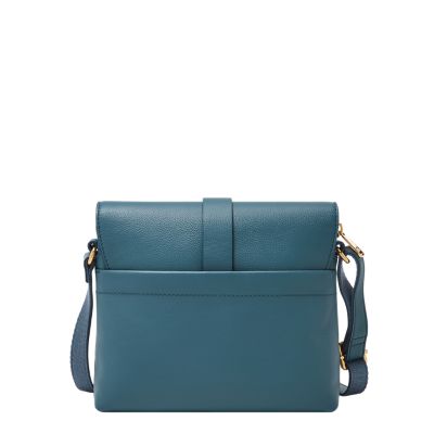 Kinley Leather Small Flap Crossbody Bag - ZB7878106 - Fossil