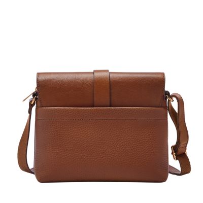 Fossil kinley best sale leather crossbody bag