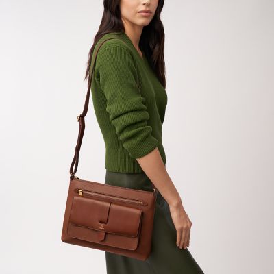 Fossil kinley store small leather crossbody