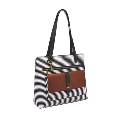 fossil shopper tote