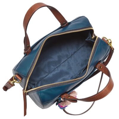 fossil blue bag