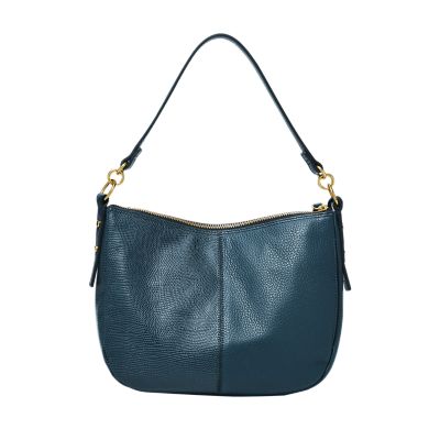 fossil blue handbag