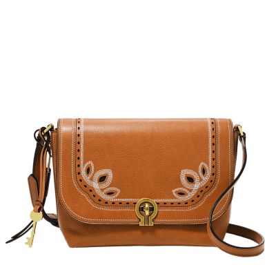 Fossil maya crossbody tan hot sale