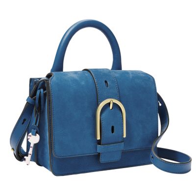 Fossil wiley top handle leather satchel new arrivals