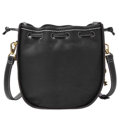 drawstring black bag