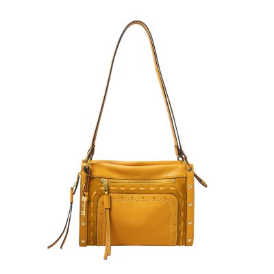 Fossil allie leather satchel new arrivals