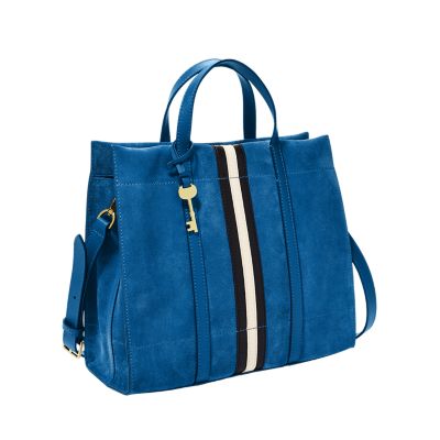 fossil blue bag