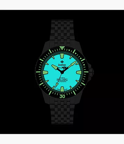 Pro-Diver Automatic Stainless Steel Watch ZO3560 - Zodiac Pro-Diver Automatic Stainless Steel Watch ZO3560 - Zodiac