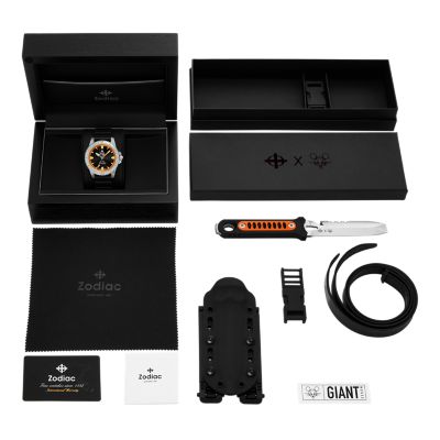 Limited Edition GiantMouse x Zodiac Pro-Diver Automatic Black