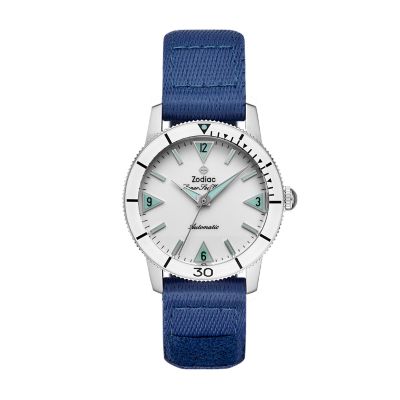 Limited Edition Super Sea Wolf Automatic Blue Grosgrain Watch