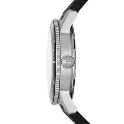 Super Sea Wolf Skin Diver Automatic Rubber Strap Watch