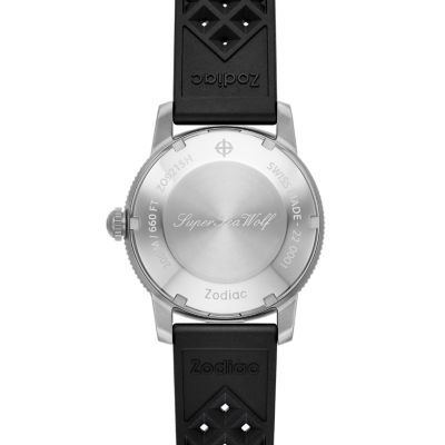 Skin Diver Automatic Black Rubber Watch ZO9215H - Zodiac Watches®