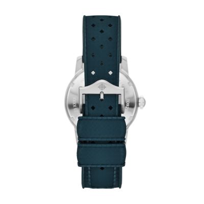 Super Sea Wolf Skin Diver Automatic Rubber Strap Watch