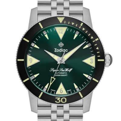 Super Sea Wolf Skin Diver Automatic Stainless Steel Watch