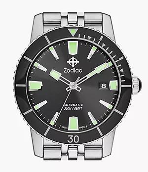 Super Sea Wolf 53 Compression Automatic Stainless Steel Watch