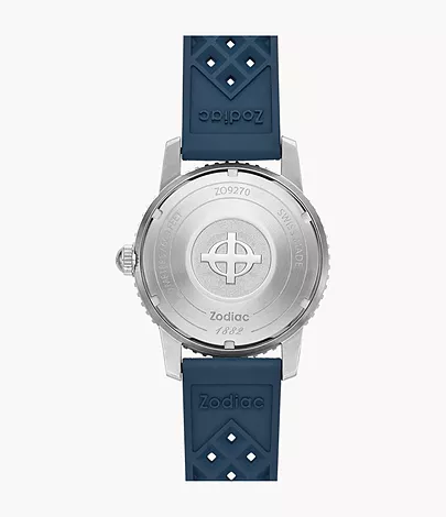 Super Sea Wolf Automatic Blue Rubber Watch ZO9270 - Zodiac Watches®