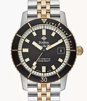 Super Sea Wolf Automatic Two-Tone Stainless Steel Watch