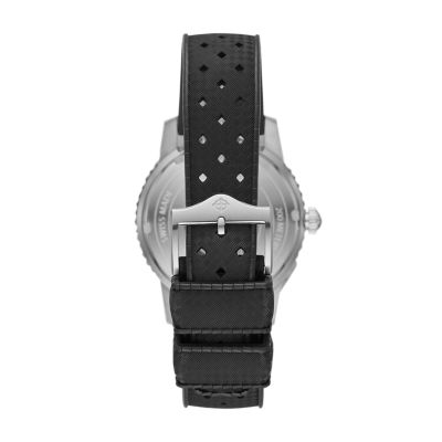 Super Sea Wolf Compression Diver Automatic Rubber Strap Watch