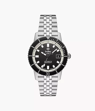 Super Sea Wolf 53 Compression Automatic Stainless Steel Watch 
