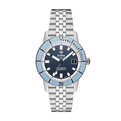 Super Sea Wolf Compression Diver Automatic Stainless Steel Watch 