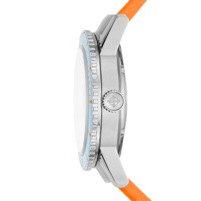 Compression Diver Automatic Orange Rubber Watch ZO9304H - Zodiac