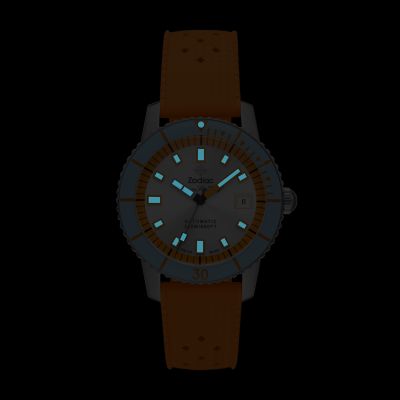 Compression Diver Automatic Orange Rubber Watch ZO9304H - Zodiac