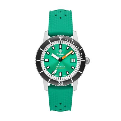 Super Sea Wolf Compression Diver Automatic Rubber Strap Watch