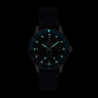 Super Sea Wolf Swiss Automatic GMT Stainless Steel Watch